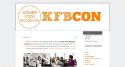 Desktop Screenshot of kosherfoodbloggers.com